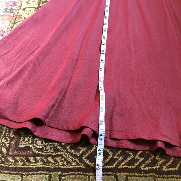 Beautiful Smocked-Back V-Neck Fit & Flare Dress - Size XS - Picture 9 of 16